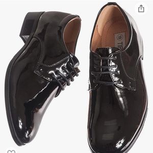 Little boys tuxedo shoes